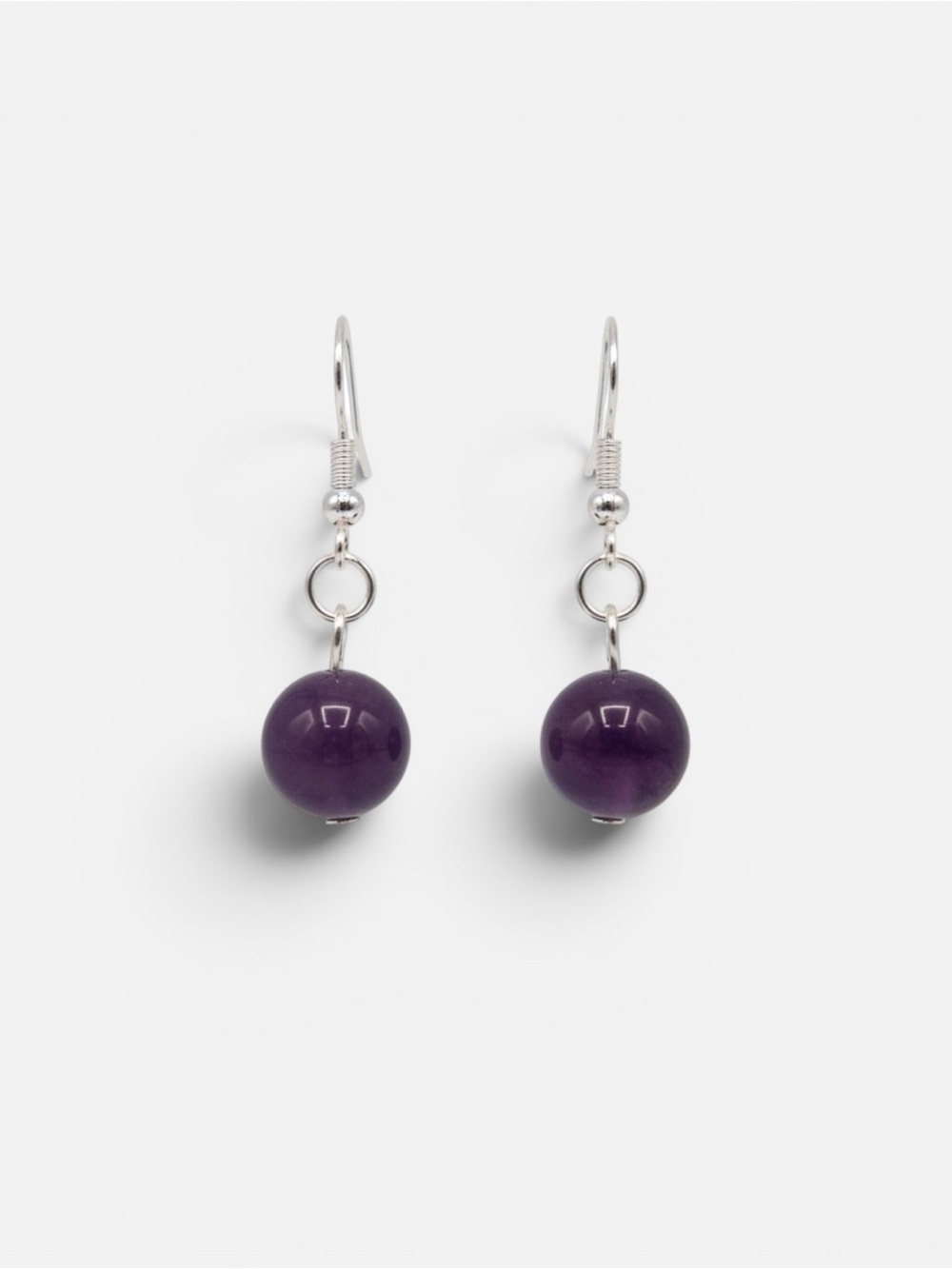 925 AMETHYST BELLE EARRINGS